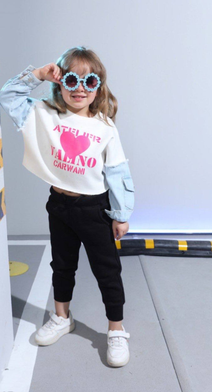 Mädchen-Sweatshirt