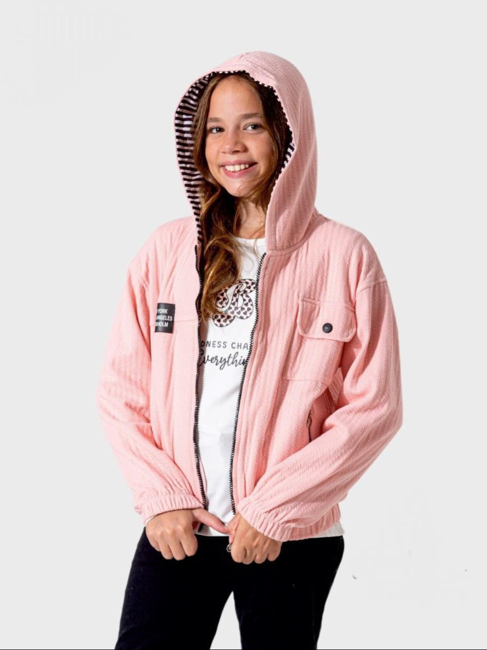 Moderne Mädchen-Jacke