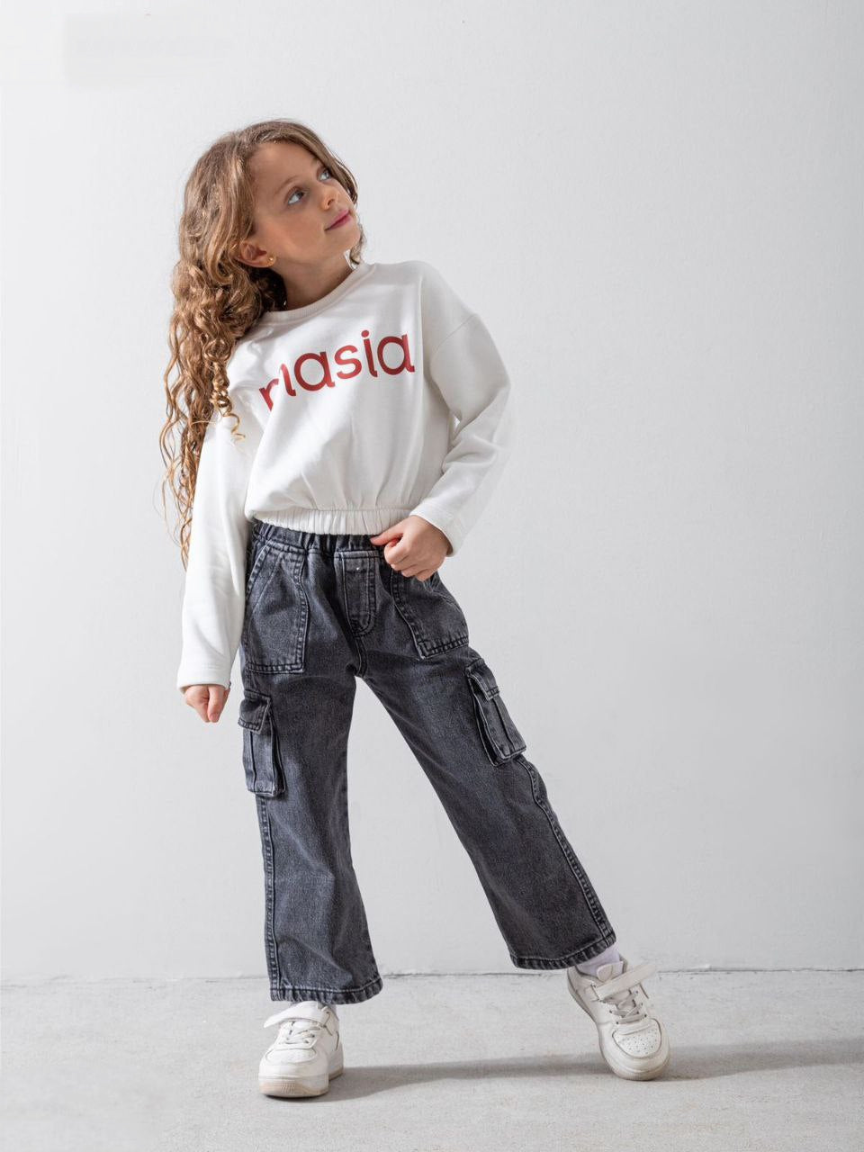 Mädchen-Cargohose