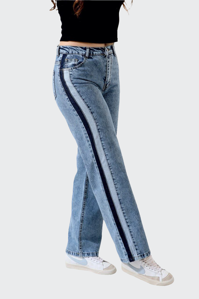 Gerade Jeans Hose