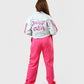Elegantes Mädchen-Set (Latzhose + Jeansjacke) – Deine Wahl für einen modischen Look für Teenager