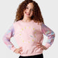 Farbige Ärmel Sweatshirt
