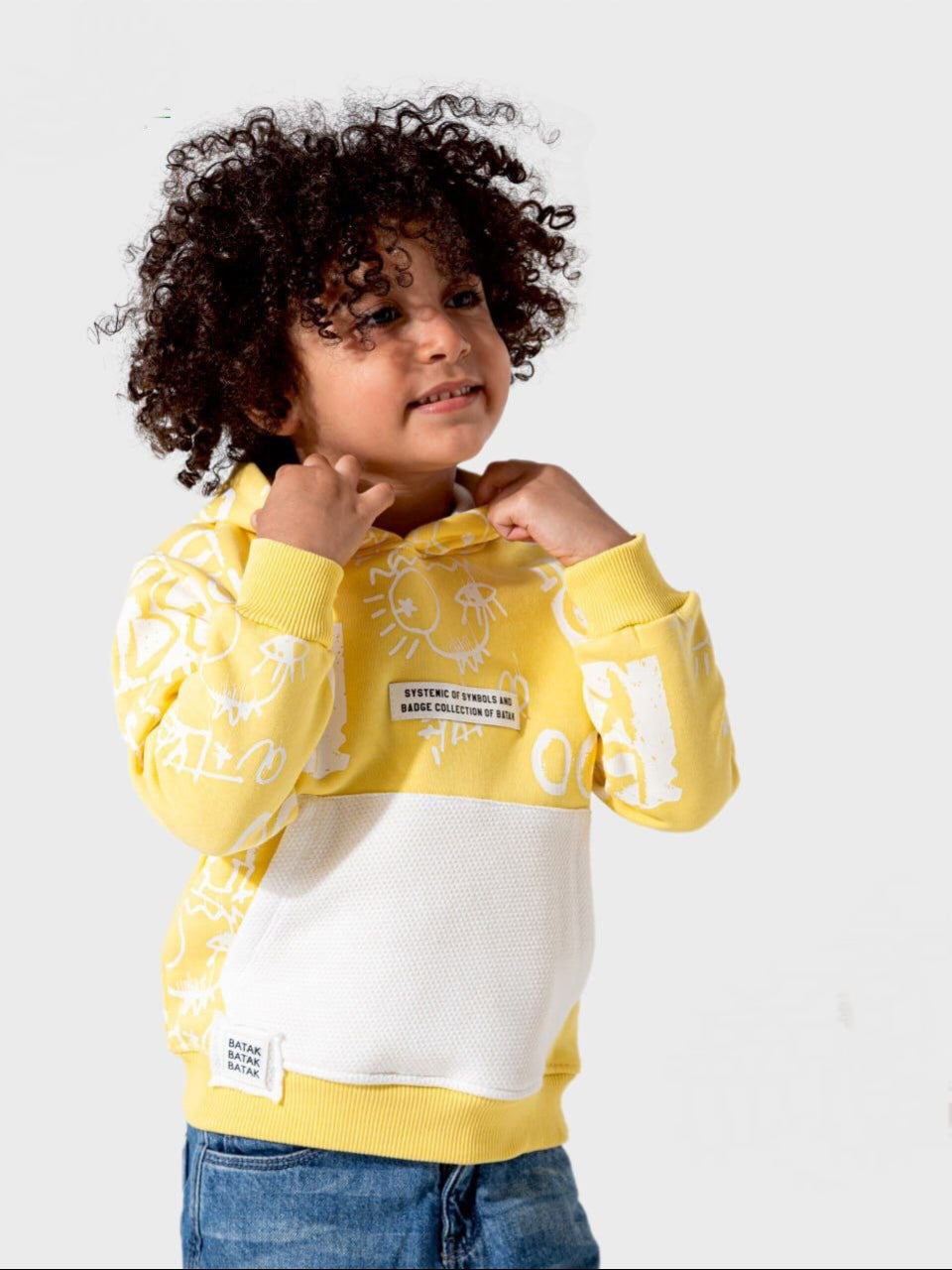 Moderner Jungen-Hoodie