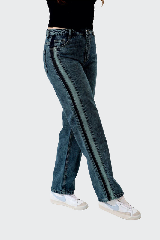 Gerade Jeans Hose