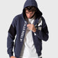 Hoodie mit trendigem Hemd