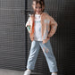 Modernes Mädchen-Sportset, 3-teilig