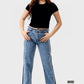 Gerade Jeans Hose
